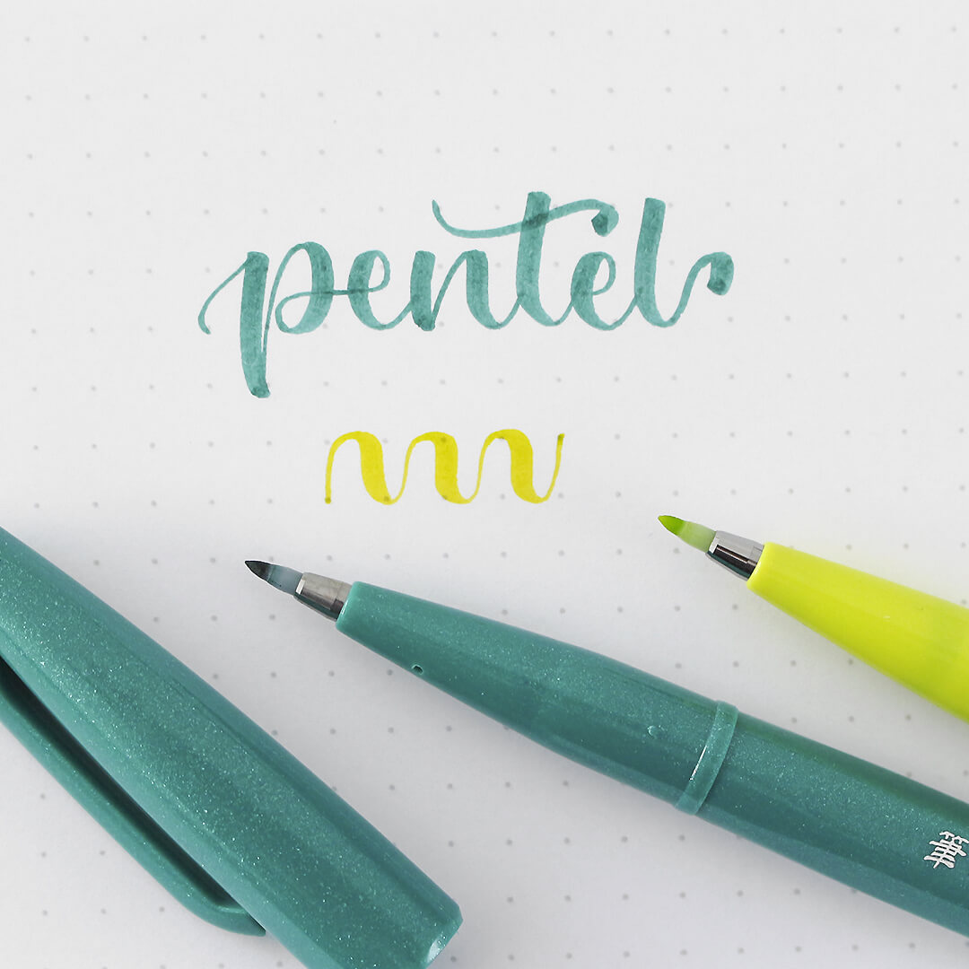 brushpeny pentel Sign Pen PISMO